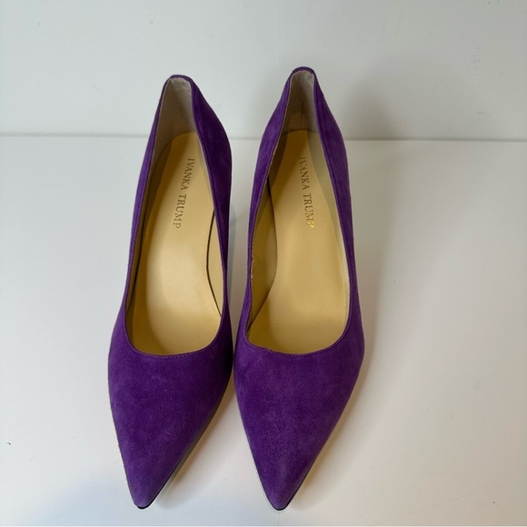 Ivanka Trump purple suede pumps women’s size 9M - Picture 7 of 16